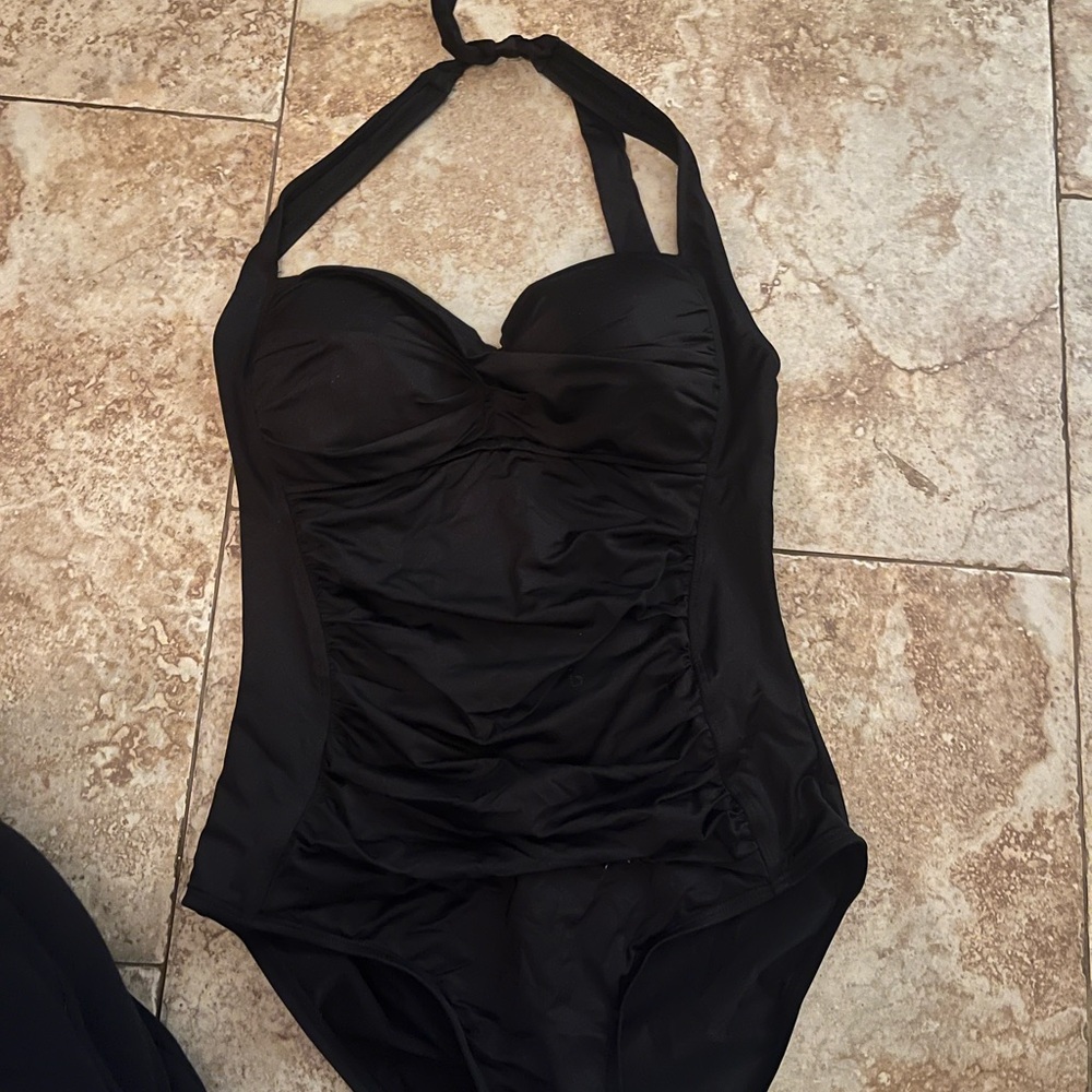 Liz Claiborne Black Swimsuit